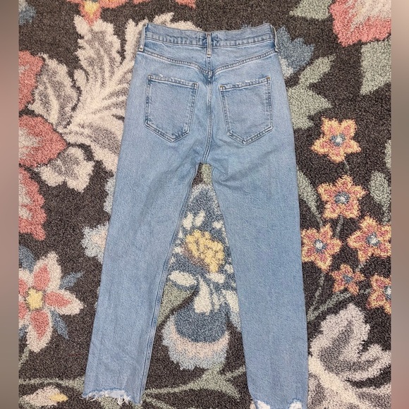 AGOLDE Riley High Rise Straight Crop Jeans size 24 - Picture 4 of 9